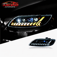 Phares améliorés avec lentille de projecteur laser, feux de jour LED et clignotants séquentiels pour Audi Q7 2006-2015
