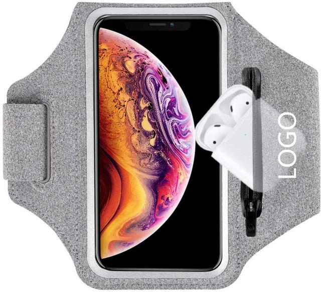 Reflective Elastic Sports Arm Bag Outdoor Running Mobile Phone Holder Adjustable Wristband Cycling Wrist Bag Armband for Sports