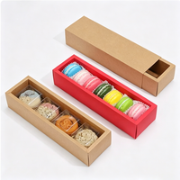 Boîtes cadeaux en papier personnalisées de haute qualité avec décorations en ficelle, cartons à tiroir coulissant pour la pâtisserie et l'emballage cadeau