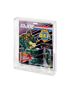 Custom Logo Waterproof Storage Box with Sliding Lid Euro G.I. Joe (Big Card and Deep Bubble) Clear Acrylic Display Case