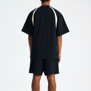 T-shirt pour homme personnalisé avec logo surdimensionné, streetwear, sport, vintage, blanc, à séchage rapide, respirant - Product Image 2