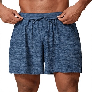 Shorts de sport pour hommes à fermeture éclair, séchage rapide, respirants, anti-plis, écologiques, 100 % polyester, unis, décontractés, pour la gym et la course, personnalisables - Product Image 5