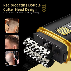 Afeitadora Eléctrica Lilipro S52 de Doble Cuchilla, Resistente al Agua IPX5, <span class=keywords><strong>para</strong></span> Cara, Barba y <span class=keywords><strong>Cabeza</strong></span> Calva, 8000 RPM, <span class=keywords><strong>para</strong></span> Barbería - Product Image 2