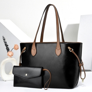Set di due borse per mamma e bambino, versatili, dall'aspetto elegante, borse da donna, pratiche, di grande capacità, di tendenza retrò. - Product Image 2