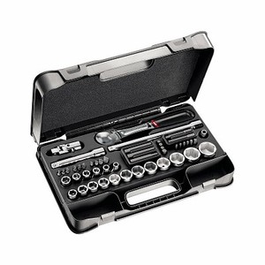 Jeu de douilles à chocs Usag 1/2 pouce en acier chrome-vanadium, kit d'outils manuels pour réparation automobile - Product Image 1