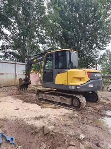 Mini-excavatrice d'occasion VOLVO EC80D EC80 de 8 tonnes, moteur et transmission d'origine japonaise, faibles émissions, marteau hydraulique à prix réduit - Product Image 3