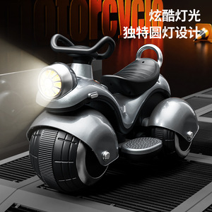 Motocicleta triciclo eléctrica KMQ-TDD118 para niños de 1 a 6 años, recargable, diseño de carrocería abierta - Product Image 5
