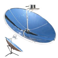 Cuisinière solaire parabolique de 150 cm de diamètre, four solaire portable, cuisinière d'extérieur