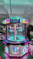 Divertissement multijoueur d'arcade à pièces adapté aux enfants Machine à cadeaux familiale Plastique et métal Garantie 1 an