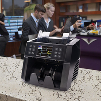 UN-60A 2026 Machine de comptage de billets à chargement par le haut approuvée par l'ECB, Compteuse de monnaie numérique pour banques