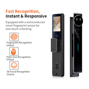 Serrure de porte intelligente multifonctionnelle, <span class=keywords><strong>solution</strong></span> de sécurité complète pour hôtel, appartement, bureau et installations publiques - Product Image 3