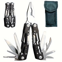 Pince à outils multifonctions et couteau polyvalent Mini tournevis de camping pliable Ouvre-bouteille pour voiture d'urgence