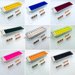 Viaje torneo cubo Mahjong conjunto Okey juego rummikub acrílico rummy - Product Image 6
