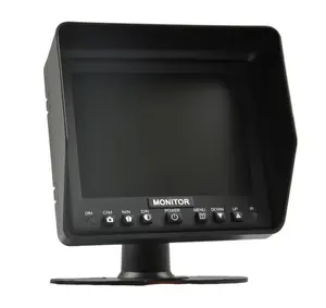 Monitor de cámara impermeable IP69K, Monitor de camión, pantalla de visualización de imagen de marcha atrás, sistema de cámara de vehículo de autobús