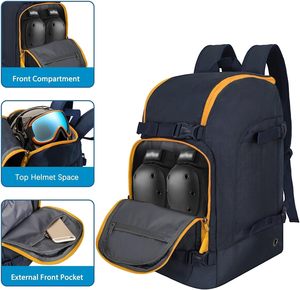 WOLT Roller Skate Bag para Mujeres Hombres, Ice Skate Bag Mochila con Top Casco Bolsillo para Roller Blade Se adapta a los zapatos hasta Us Mens - Product Image 6