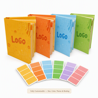 Cuaderno Espiral Personalizado para Niños, Tapa Dura, Encuadernación Metálica, Diseño de Dibujos Animados, Impresión a Color, Apertura Plana de 180°