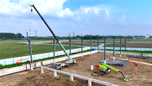 चीन यूरोपीय माल ढुलाई ट्रेन संग्रह और वितरण सुविधा निर्माण परियोजना गोदाम निर्माण - Product Image 3