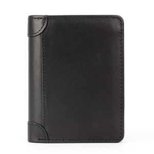 Premium Vegan Leather <strong>Mens</strong> <strong>Wallet</strong> Slim <strong>Compact</strong> Design Transparent ID Window and Multi-Card Slot <strong>Wallet</strong> - Product Image 1