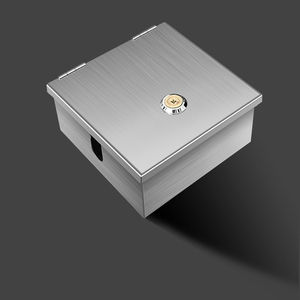 カスタムステンレス金属電気ボックスIP65防水DIY屋外接続ジャンクションケーブル分岐ケースプロジェクトエンクロージャ - Product Image 4