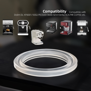 1 Pieza de Junta de Silicona de 51 mm, Anillo de Sellado Compatible con Dolim DL-KF6001/5002/PE3320/3606/GEVI/Derlla ACA/MR COFFEE, etc. Fabricantes - Product Image 3