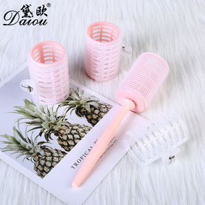 Rulos de nailon con mango para rizar el cabello, para peinados en forma de pera, flequillos y puntas de cabello; rulos de plástico; autoadhesivos - Product Image 2