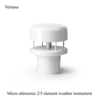 Sensor Ultrasónico de Velocidad y Dirección del Viento Mini-C5H RS485 con Medición de Temperatura y Humedad, Protección IP65, Presión del Aire