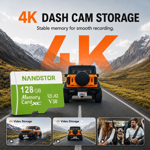 High-Speed V30/V60 Class10 TF Memory Card  Plastic A2 64GB/128GB/256GB/512GB Memory Card for 4K Recording/hunting Camera/drone