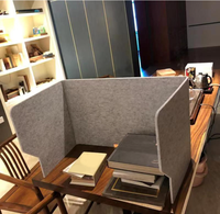 Panneaux acoustiques modernes en feutre PET pour bureau, haute réduction du bruit, en feutre polyester, pour l'intimité au bureau et à l'hôtel