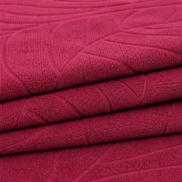 Tissu jacquard tricoté en polyester et élasthanne 100D, respirant, extensible, antistatique, uni, de poids moyen, pour housses de canapé et de siège