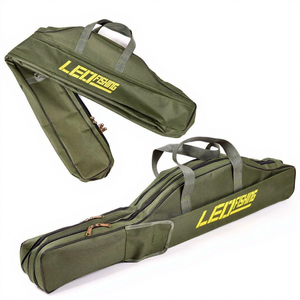 Borsa per Canne da Pesca Pieghevole a Tre Strati, Grande Capacità, 1.2M 1.5M, Multifunzione con Doppia Tracolla - Product Image 1
