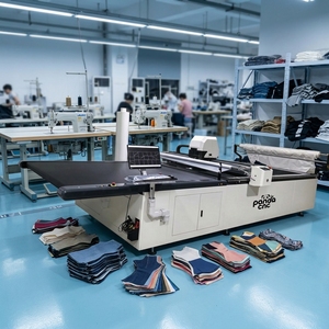 Machine de découpe automatique de tissus CNC <span class=keywords><strong>PANDA</strong></span>, moteur de pompe 120m/min pour la découpe de vêtements, de tissus, de t-shirts et de sous-vêtements - Product Image 2