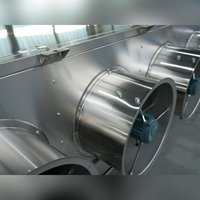 Refroidisseur d'air à montage au plafond à longue durée de vie avec revêtement anti-corrosion pour chambre froide d'aliments pour animaux de zoo