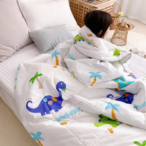 Edredón del bebé para los niños para 110*150cm 100% algodón impreso de dibujos animados lindo de dormir para niños juegos de ropa de cama delgada de verano edredón Manta - Product Image 2