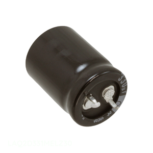 Condensateur traversant à montage rapide 330 µF 20 % 200 V en aluminium, référence LAQ2D331MELZ30 du fabricant - Product Image 1
