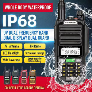 Baofeng BF UV98 Pro Radio FM UHF VHF double bande avec antenne 771 IP68 étanche chasse hôtel SOS alarme DTMF ANI <span class=keywords><strong>Code</strong></span> <span class=keywords><strong>talkie</strong></span>-<span class=keywords><strong>walkie</strong></span> - Product Image 2