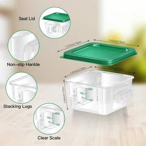 <b>Hot</b> Plastic <b>Food</b> <b>Container</b> Set With Lids 17-Piece Kitchen Custom <b>Food</b> Storage <b>Container</b> - Product Image 3
