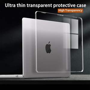 Cover <span class=keywords><strong>Custodia</strong></span> Rigida in Plastica Trasparente Cristallo per <span class=keywords><strong>MacBook</strong></span> <span class=keywords><strong>Air</strong></span> <span class=keywords><strong>13</strong></span>, <span class=keywords><strong>13</strong></span>.6, 15, 15.3 Pollici e Pro 14, 14.2, 16, 16.2 Pollici M4 M3 M2 M1 - Product Image 3