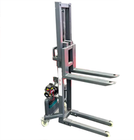 Nouveau transpalette électrique portable pliable 300 kg 1,6 m, élévateur manuel autoportant, transpalette électrique monté sur camion, chariot élévateur à fourche