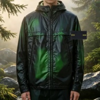 Blouson d'hiver bomber de luxe 2026, coupe oversize, coupe-vent, à col montant, à capuche, décontracté, tendance, pour l'extérieur, à changement de couleur, avec fermeture éclair frontale