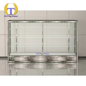 Sản xuất nguyên Nhà cung cấp Nhôm khói cửa hàng hiển thị tủ cao cấp ủ Kính Showcase truy cập với ánh sáng LED - Product Image 6