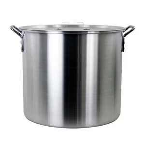 Marmite commerciale classique avec panier de cuisson et couvercle ventilé en aluminium, capacité 20-100 Qt, pour friture de dinde - Product Image 4
