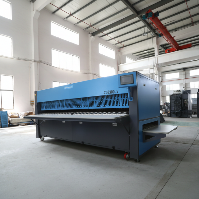 Fabric Folding Machine ZD3300-V Full Automatic Touch Screen 3300x3000mm 5 Times