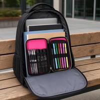 Estuche de Lápices Rígido de EVA Premium, Bolsa Organizadora de Papelería Portátil para Estudiantes y Oficina, Caja de Almacenamiento de Pinceles de Gran Capacidad
