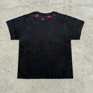 Camiseta de algodón grueso unisex con estampado personalizado y bolsillo, estilo streetwear vintage, corte holgado y oversize - Product Image 5