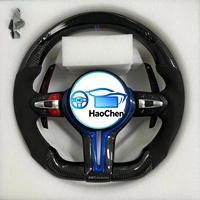 Volant en fibre de carbone avec affichage numérique LED, fonction d'alerte par vibration, adapté aux modèles BMW G80 G82 G90 M3 M4 XM High