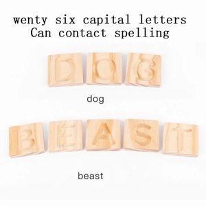 Wooden Double Side Lettera Sensoriale Bordo di <span class=keywords><strong>Legno</strong></span> di Alfabeto Tracing Consiglio <span class=keywords><strong>Montessori</strong></span> Lettera di Apprendimento Giocattolo per I Bambini - Product Image 4