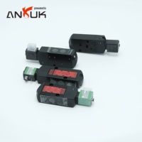 ANRUK 210 Électrovanne DC24V Filetage M5 2 Voies 2 Positions Protection IP65 pour Traitement Chimique