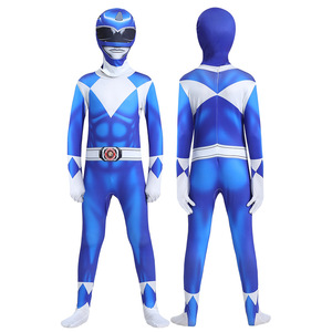 Disfraz de Power Rangers para Niños de 8 a 13 Años, Mono de Poliéster, Moda Urbana, Anime, Juego de Roles, Primavera 2023 - Product Image 5