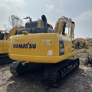 Excavadora usada Komatsu Pc120 certificada por PC, tipo oruga de servicio pesado, ideal para construcción a pequeña escala. - Product Image 4