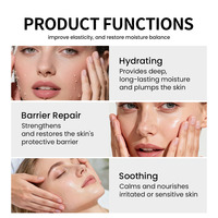 Sérum pour le visage à l'acide hyaluronique à petite molécule pour une ligne fine et une hydratation intense et un hydratant pour le visage et une peau visiblement repulpée